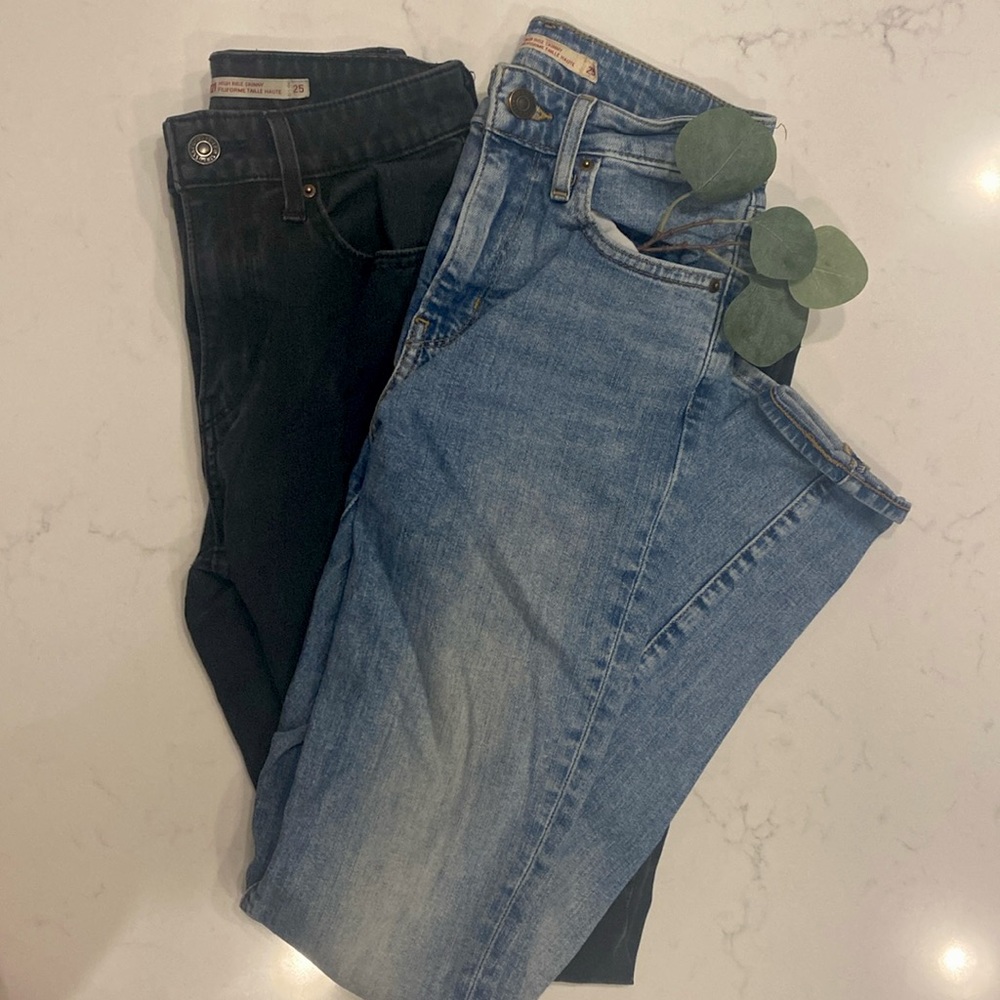 2 pairs jeans size US 2